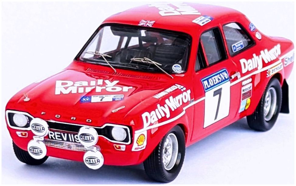 Trofeu / Spark Ford Escort Mk1 N°7 - 1st Scottish 1972 - Échelle 1/43 - Miniature